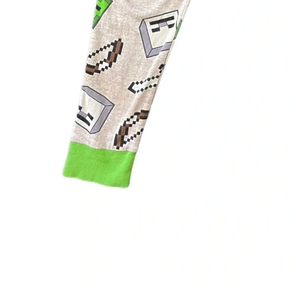 Minecraft boys 100% cotton pajama pants bottoms